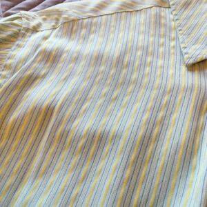 A Bugatchi, XL, short sleeve casual aqua/seafoam dress shirt